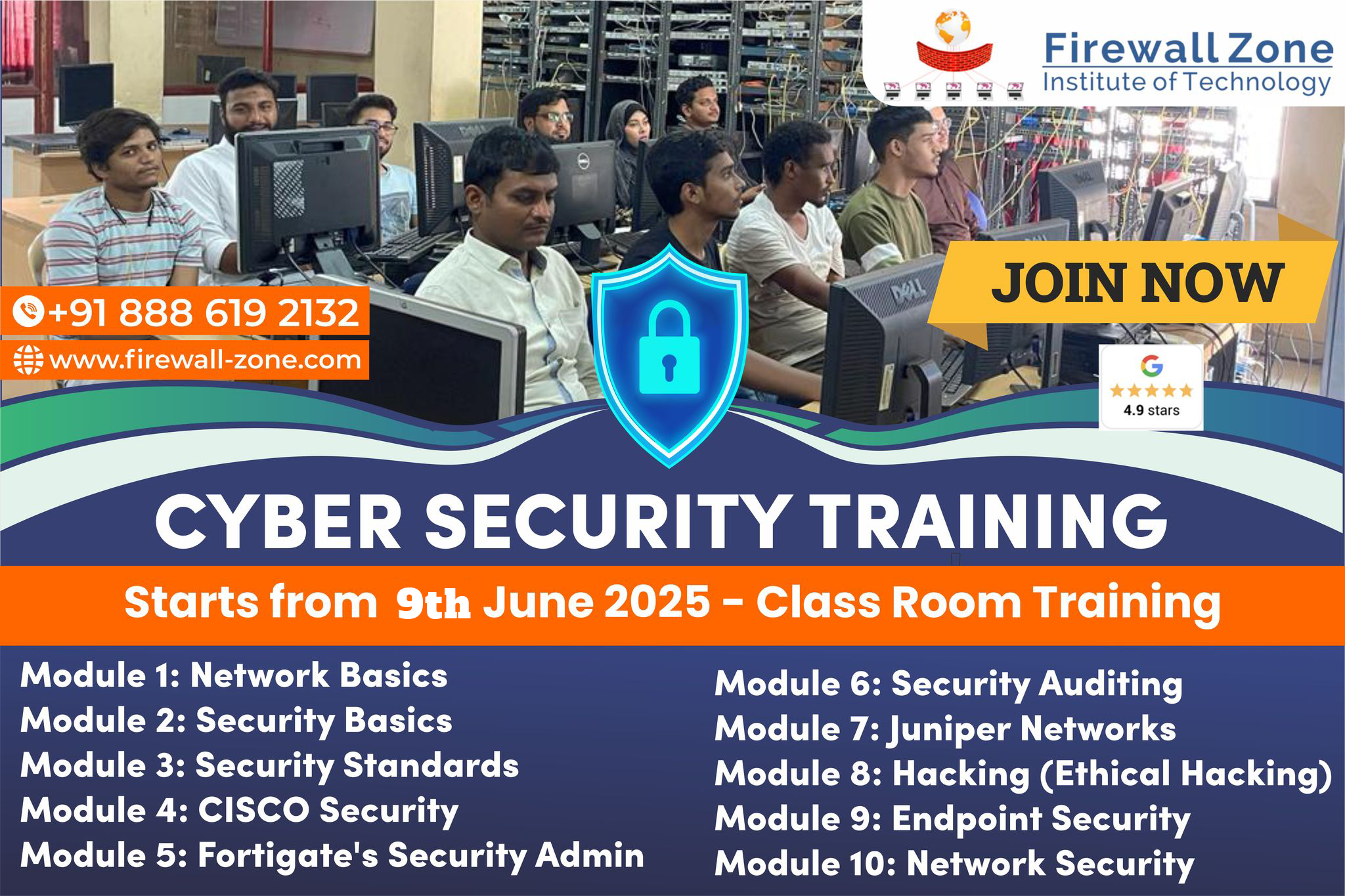 Master Cyber Security in Hyderabad at Firewall Zone Institute of IT